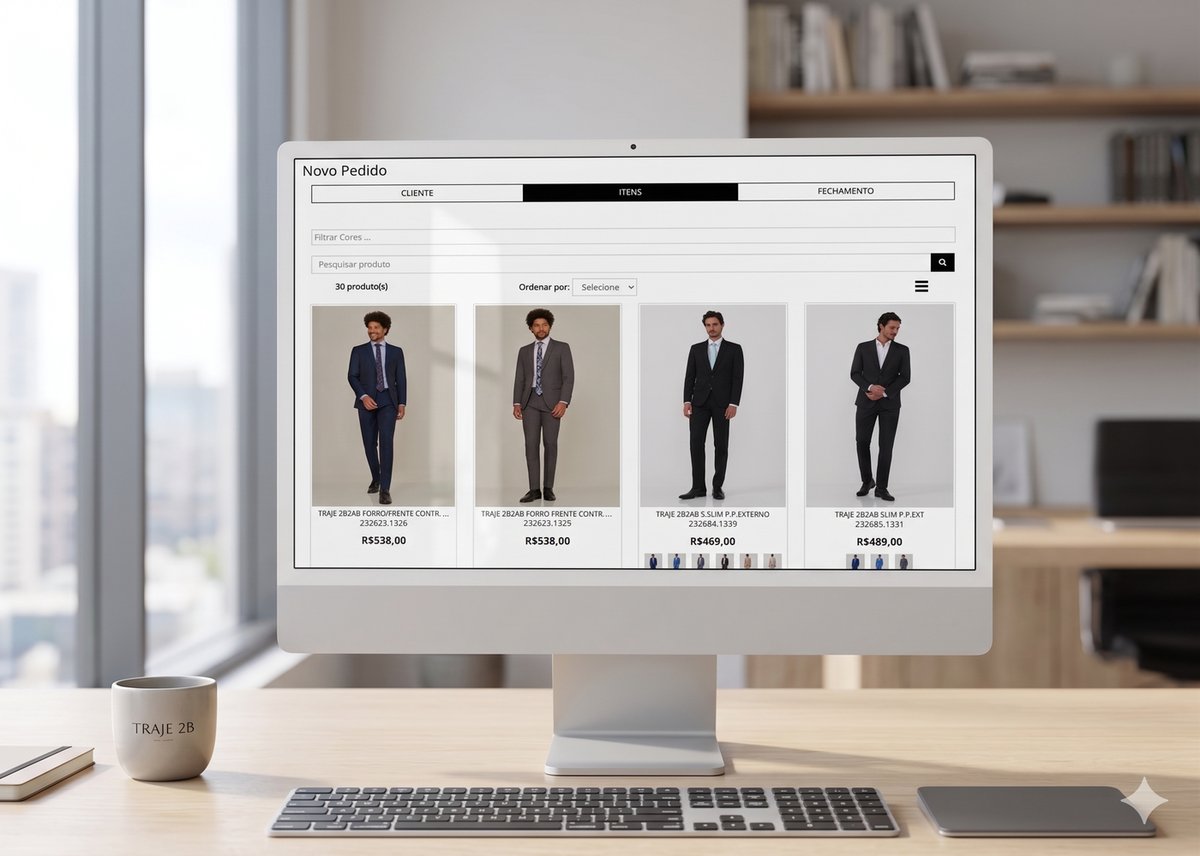 Catálogo digital B2B para franquias e multimarcas — plataforma GMÓBIL