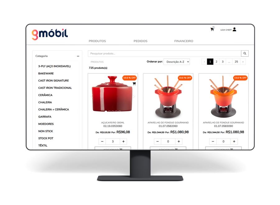 Portal B2B para lojas multimarcas — catálogo digital com gestão de pedidos